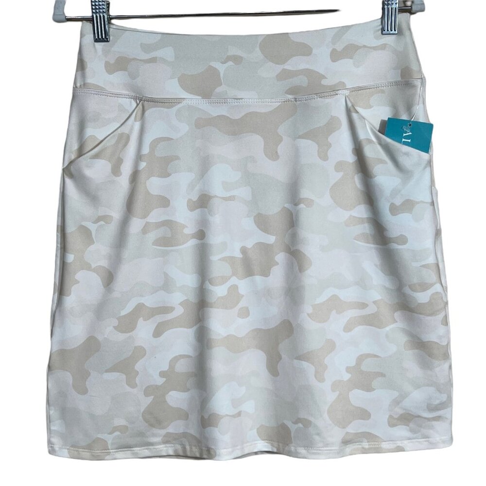 Allie Burke Golf Skort Front Pocket Camo Print Women’s XS‎ Long